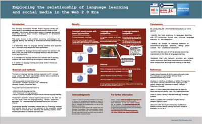 Diseño Poster E-Learning European Union, 2012