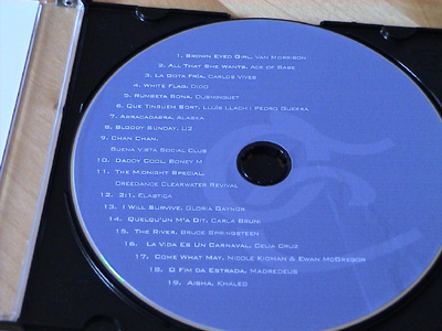 Diseño CD Invitación Boda Carme y Oscar, 2004